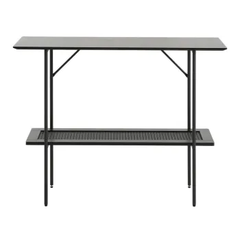 Masa consola neagra 37x100 cm Pensacola - Unique Furniture imagine