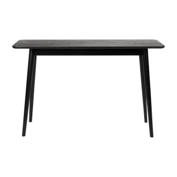 Masa consola neagra 40x120 cm Fabio - White Label imagine