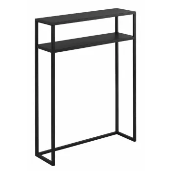 Masa consola neagra din metal 18x60 cm Tower - YAMAZAKI imagine