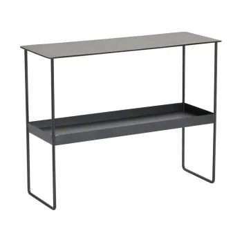 Masa consola neagra din metal 29x78 cm Bull - LIND DNA imagine