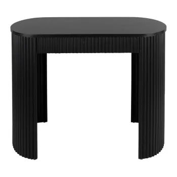 Masa consola neagra din metal 40x100 cm Estriado - Leitmotiv imagine