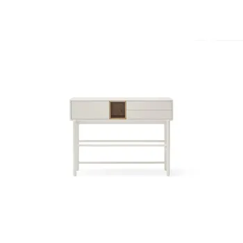 Masa consola Teulat Corvo, alb-crem imagine