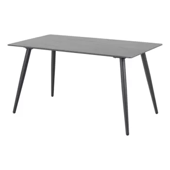 Masa cu blat din ceramica Actona Wicklow, 80 x 140 cm, negru imagine