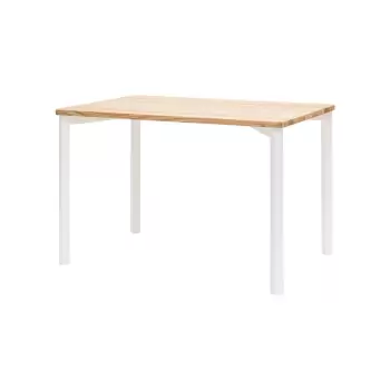 Masa cu picioare rotunjite Ragaba TRIVENTI, 120 x 80 cm, natural-alb imagine