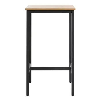 Masa de bar cu aspect de lemn de stejar 60x60 cm Cesura - Unique Furniture imagine