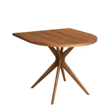 Masa de dining cu aspect de lemn de stejar 90x90 cm Jubi - Ragaba imagine