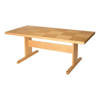 Masa de dining cu aspect de lemn de stejar 95x195 cm Skak - Hubsch imagine