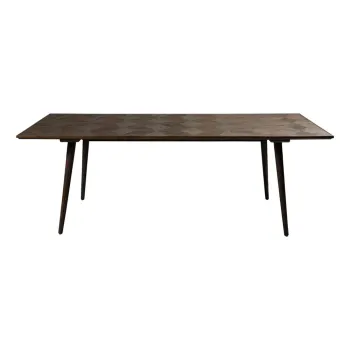 Masa de dining cu aspect de lemn de ulm 100x220 cm Diamond - DAN-FORM Denmark imagine