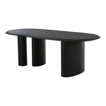 Masa de dining cu blat cu aspect de lemn de frasin 100x220 cm Tirano - House Nordic imagine