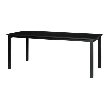 Masa de dining cu blat cu aspect de lemn de frasin 90x190 cm Hock - Hubsch imagine