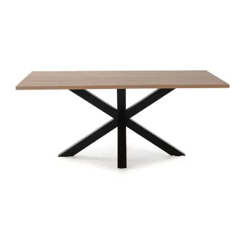 Masa de dining cu blat cu aspect de lemn de stejar 100x180 cm Comba - Marckeric imagine