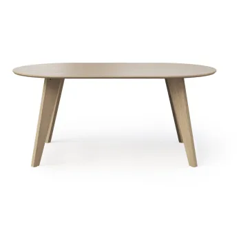 Masa de dining cu blat cu aspect de lemn de stejar 100x180 cm Lago - TemaHome imagine