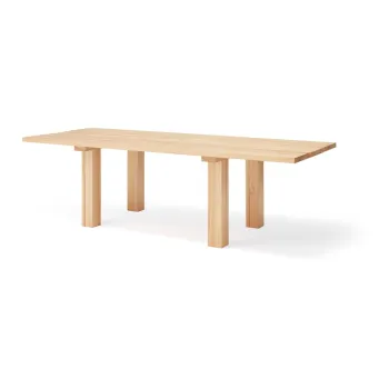 Masa de dining cu blat din lemn de pin 100x260 cm Banda - Teulat imagine