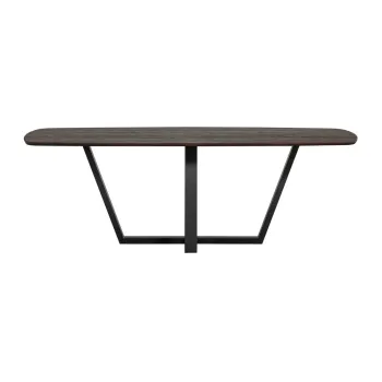 Masa de dining cu blat din lemn de stejar 100x220 cm Tablo - WOOOD imagine