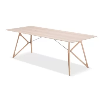 Masa de dining cu blat din lemn de stejar 220x90 cm Tink - Gazzda imagine