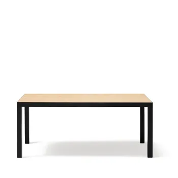 Masa de dining cu blat din lemn de stejar 75x180 cm Alma - Teulat imagine