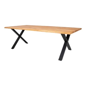 Masa de dining cu blat din lemn de stejar 95x240 cm Toulon - House Nordic imagine