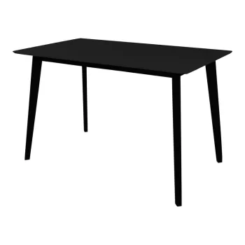 Masa de dining cu blat negru 70x120 cm Vojens - House Nordic imagine