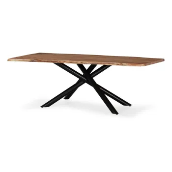 Masa de dining din lemn de acacia 100x220 cm Anuri - MOME imagine