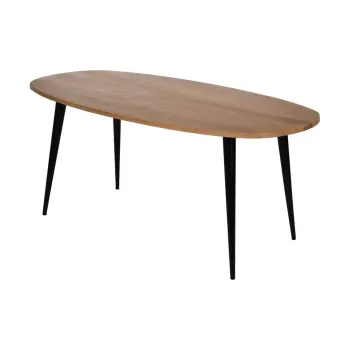 Masa de dining din lemn de mango 90x180 cm Mahon - Ixia imagine