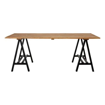 Masa de dining din lemn de pin 100x200 cm Hampstead - Premier Housewares imagine