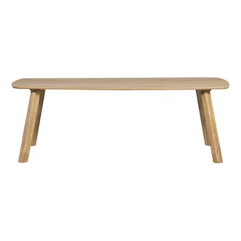Masa de dining din lemn de stejar 100x220 cm Tablo - WOOOD imagine