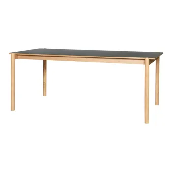 Masa de dining din lemn de stejar 107x190 cm Oblique - Hubsch imagine