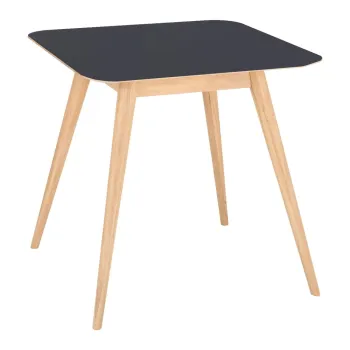 Masa de dining din lemn de stejar 80x80 cm Stafa - Gazzda imagine