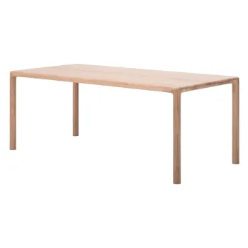 Masa de dining din lemn de stejar 90x200 cm Derven - Gazzda imagine