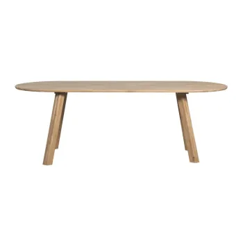 Masa de dining din lemn de stejar 90x220 cm Tablo - WOOOD imagine