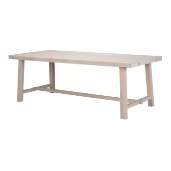 Masa de dining din lemn de stejar lacuit Rowico Brooklyn, 220 x 95 cm, mat imagine