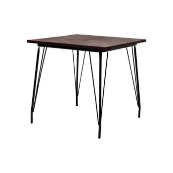 Masa de dining din lemn de ulm o 80 cm District - Premier Housewares imagine