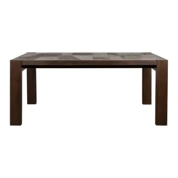 Masa de dining din lemn masiv 90x180 cm Bruneau - Dutchbone imagine