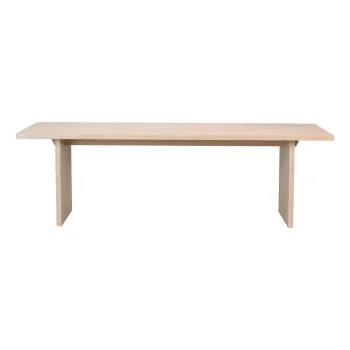Masa de dining din lemn masiv de stejar 240x95 cm Emmett - Rowico imagine