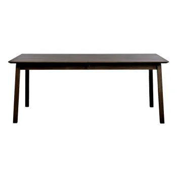 Masa de dining extensibila cu aspect de lemn de stejar cu blat suplimentar 95x190 cm Bari - Unique Furniture imagine