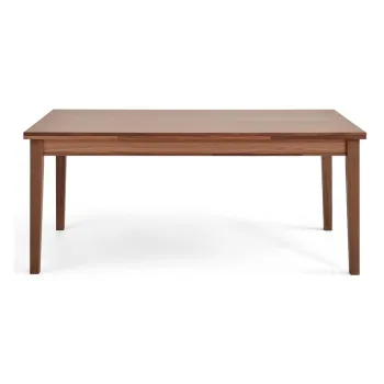 Masa de dining extensibila cu aspect din lemn de nuc Hammel Sami, 180 x 100 cm imagine