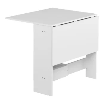 Masa de dining extensibila cu blat alb 76x28 cm Papillon - TemaHome imagine