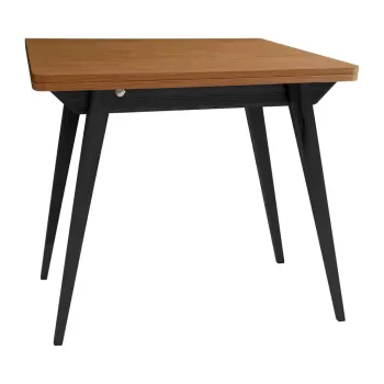 Masa de dining extensibila cu blat cu aspect de lemn de frasin 65x90 cm Envelope - Ragaba imagine