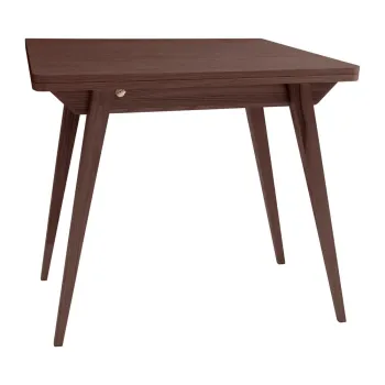 Masa de dining extensibila cu blat cu aspect de lemn de frasin 65x90 cm Envelope - Ragaba imagine