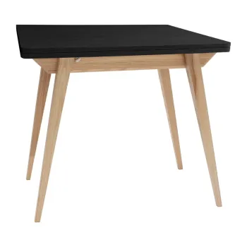 Masa de dining extensibila cu blat cu aspect de lemn de frasin 65x90 cm Envelope - Ragaba imagine