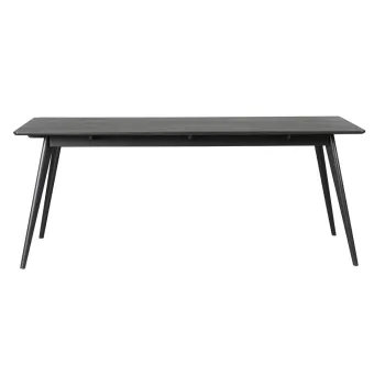 Masa de dining extensibila cu blat cu aspect de lemn de stejar 190x90 cm Yumi - Rowico imagine