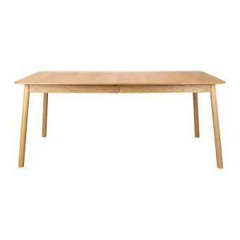 Masa de dining extensibila cu blat cu aspect de lemn de stejar 90x180 cm Glimps - Zuiver imagine