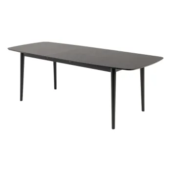 Masa de dining extensibila cu blat cu aspect de lemn de stejar 90x219 cm Montreux - Actona imagine