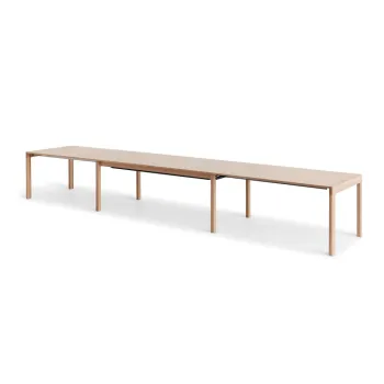 Masa de dining extensibila cu blat cu aspect de lemn de stejar 96x220 cm Join by Hammel - Hammel Furniture imagine