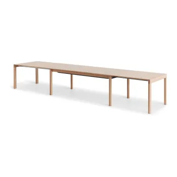 Masa de dining extensibila cu blat cu aspect de lemn de stejar 96x220 cm Join by Hammel - Hammel Furniture imagine