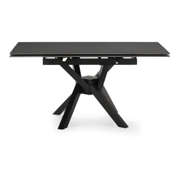 Masa de dining extensibila cu blat din piatra cu blat suplimentar 90x150 cm Arlene - Marckeric imagine