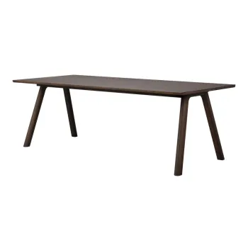 Masa de dining extensibila din lemn de stejar 95x220 cm Clapperton - Rowico imagine