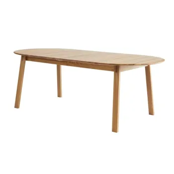 Masa de dining extensibila din lemn de stejar cu blat suplimentar 100x220 cm Amalfi - Hammel Furniture imagine