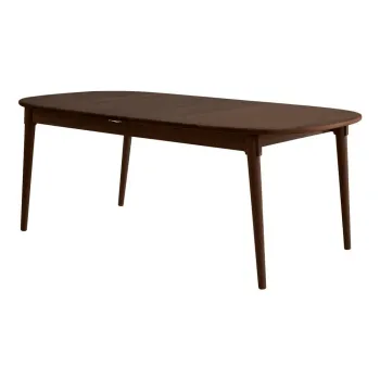 Masa de dining extensibila din lemn de stejar cu blat suplimentar 106x184 cm Miro - Hammel Furniture imagine