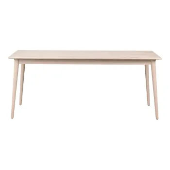 Masa de dining extensibila din lemn masiv de stejar 180x90 cm Tyler - Rowico imagine